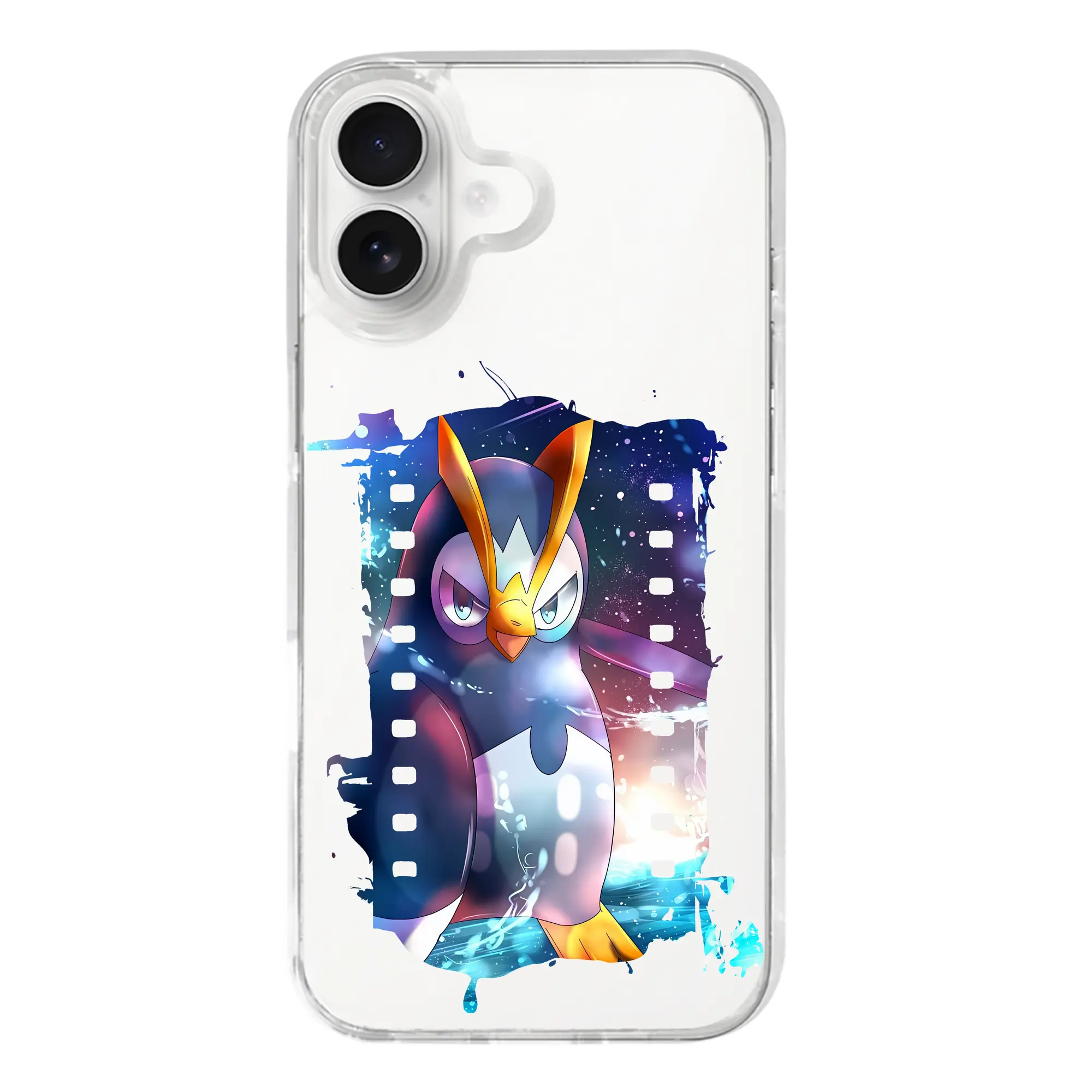 ポケモン グッズ,ポッチャマ - iPhone 17シリーズ 透明スマホケース – 薄型・耐衝撃・精密フィット保護カバー